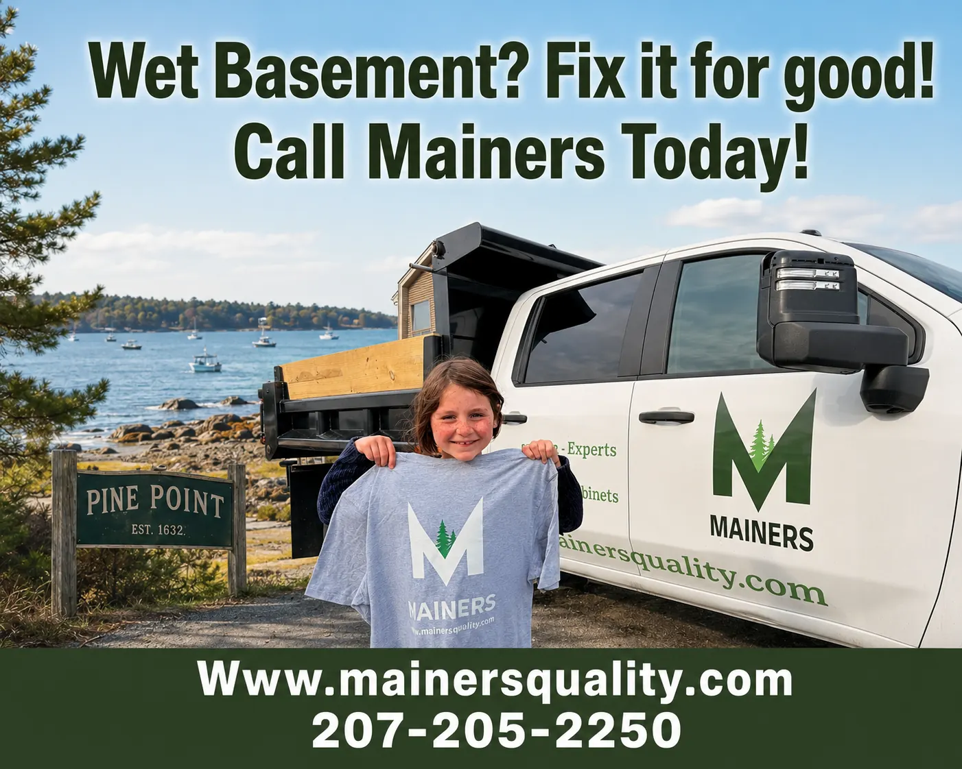 Mainers family-owned basement waterproofing company in Scarborough ME